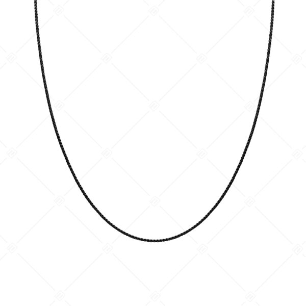 Round Venetian – 1,5 mm, nemesacél fekete kerekített velencei kocka szett