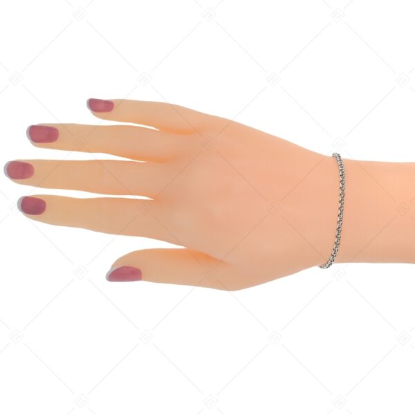 9a6b9601-5a2b-4345-8ebf-256edc717745 Belcher – Nemesacél roló lánc típusú karkötő magasfényű polírozással – 3 mm