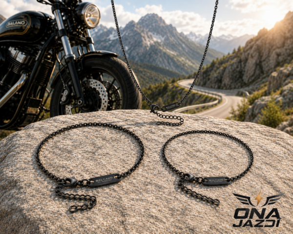 Cable Chain – 1,5 mm, nemesacél fekete anker szett