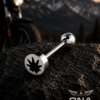 Leaf – Marijuana mintás nyelv piercing