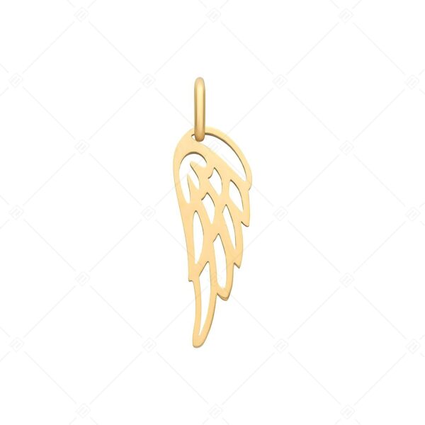 b36690a4-6344-457f-9791-6eda8efb4856 Aurelia – Szárny alakú nemesacél medál 18K arany bevonattal