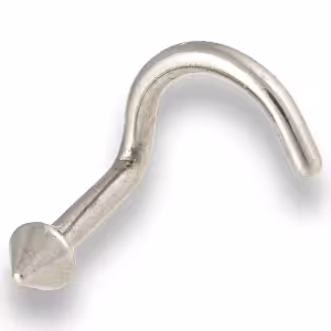 Fang – Orvosi acél orr piercing kúpos tüske végződéssel