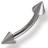 orvosi-acel-szemoldok-ekszer-tuske-vegzodesekkel Spike – Orvosi fém szemöldök piercing kúpos tüskés végekkel