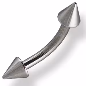 orvosi-acel-szemoldok-ekszer-tuske-vegzodesekkel Spike – Orvosi fém szemöldök piercing kúpos tüskés végekkel