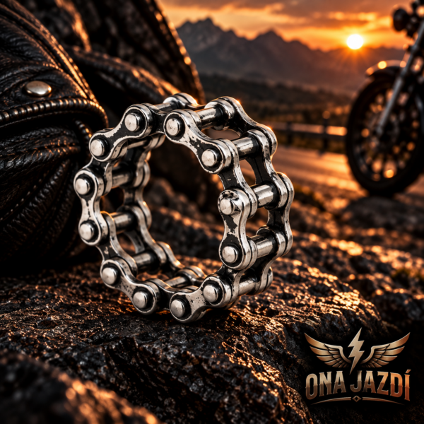 Chain CHAIN – Motorlánc titán gyűrű