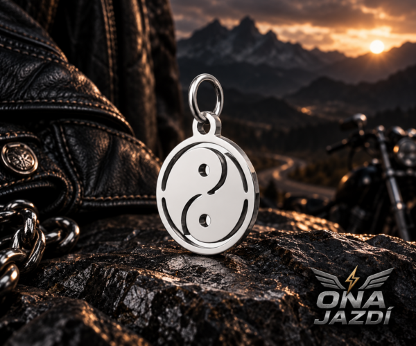 Equinox Equinox – Jin-jang nemesacél charm medál