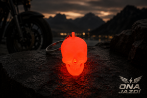 Inferno Inferno – 3D nyomtatott világító koponya kulcstartó