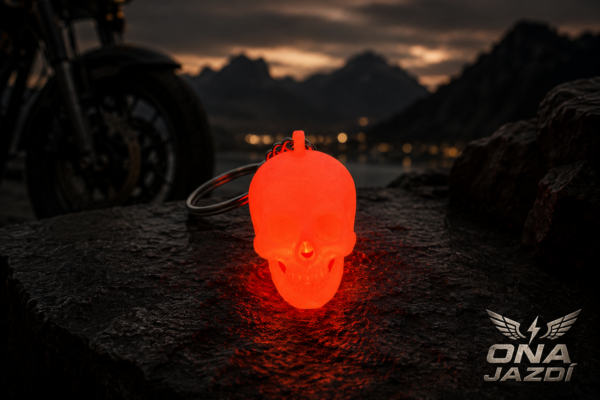Inferno Inferno – 3D nyomtatott világító koponya kulcstartó