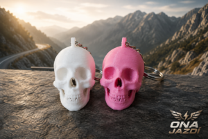 Skull Skull – 3D nyomtatott koponya kulcstartó