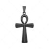 b7dab6d8-8216-4de2-9825-b5e46bc0dbde Ankhra – Ankh kereszt (egyiptomi kereszt) medál fekete PVD bevonattal