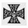 3ba73361-67e5-4d49-b61f-f33298046b7e Iron Reaper – Vaskeresztes, koponyamintás bandana fejpántos sál